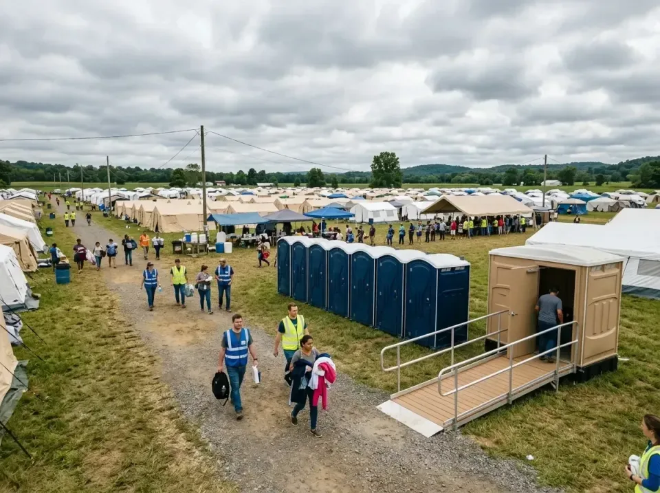 disaster-relief-camp-restrooms-010 — frequently asked questions, Dumpster & Portable Bathrooms Rental in Turpin Hills, OH